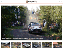 Tablet Screenshot of motorsportblog.it